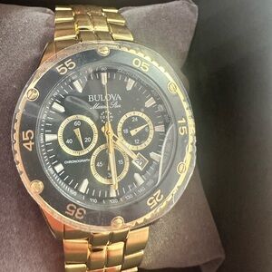 Men’s Bulova Watch in Gold color